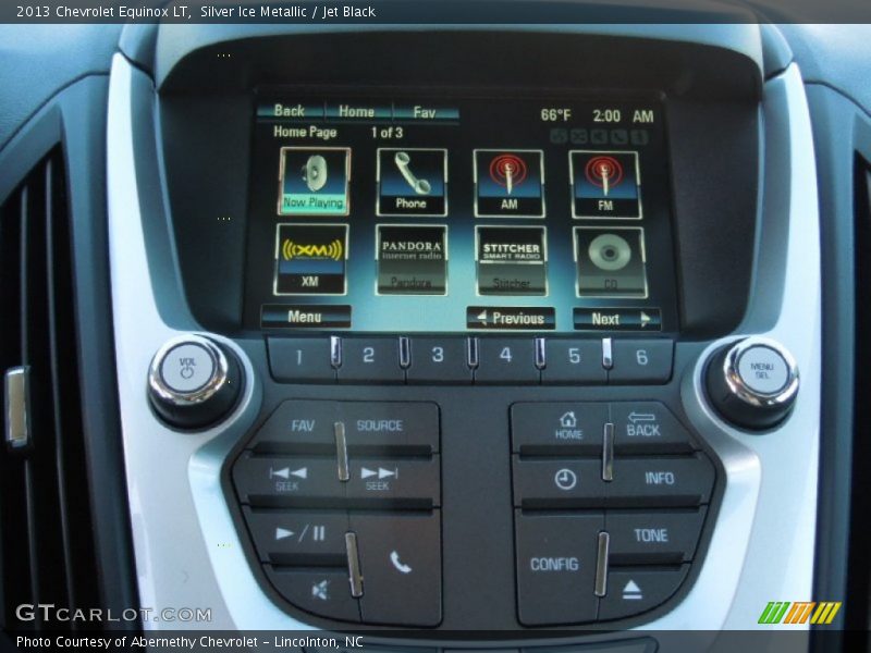 Silver Ice Metallic / Jet Black 2013 Chevrolet Equinox LT