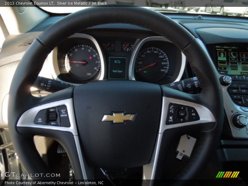 Silver Ice Metallic / Jet Black 2013 Chevrolet Equinox LT