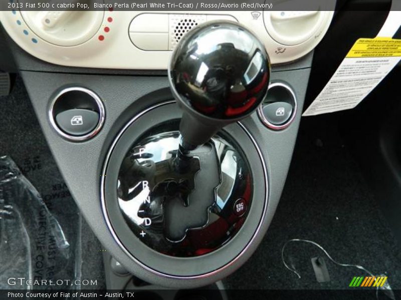  2013 500 c cabrio Pop 6 Speed Automatic Shifter