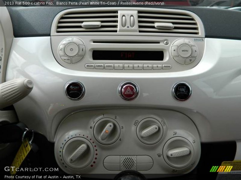 Controls of 2013 500 c cabrio Pop