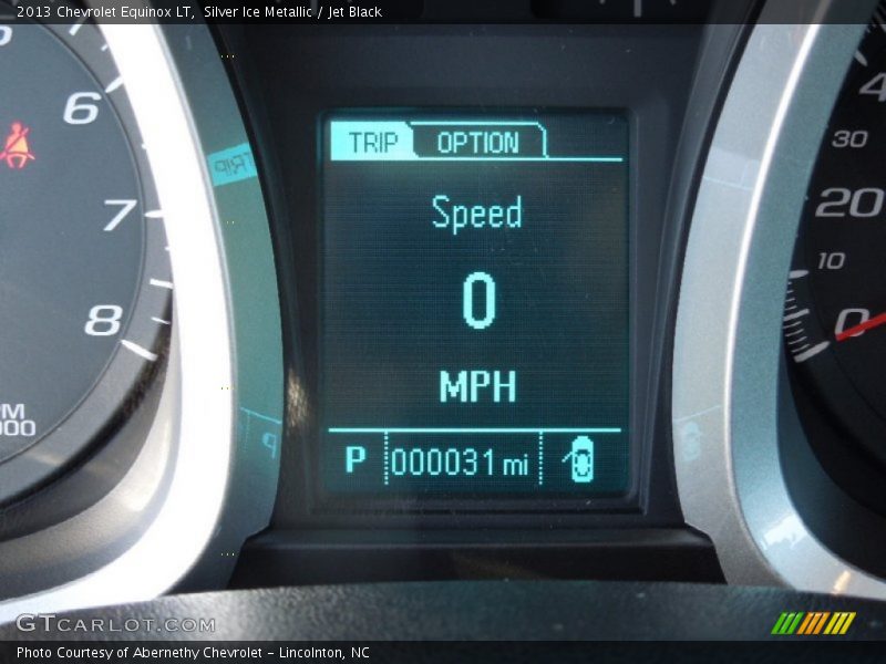 Silver Ice Metallic / Jet Black 2013 Chevrolet Equinox LT