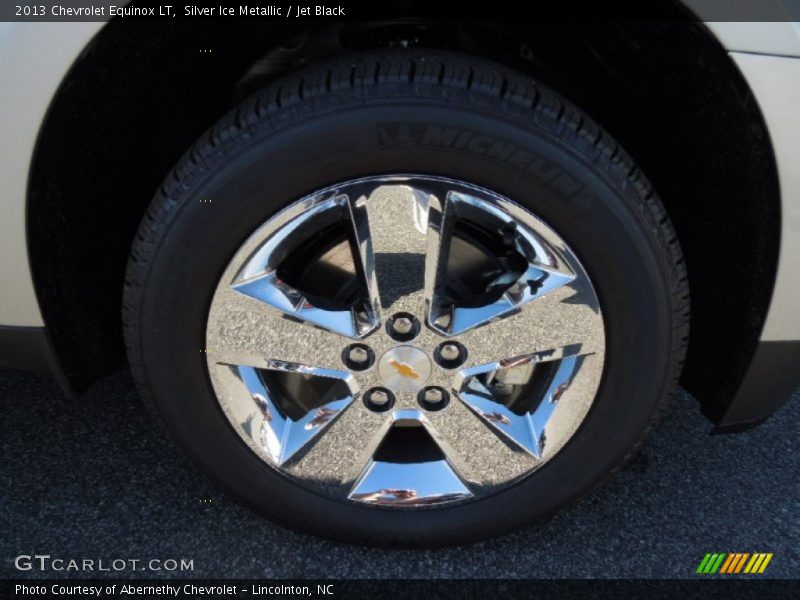 Silver Ice Metallic / Jet Black 2013 Chevrolet Equinox LT