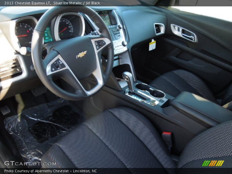Silver Ice Metallic / Jet Black 2013 Chevrolet Equinox LT