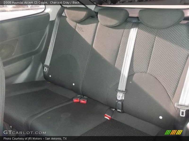 Charcoal Gray / Black 2008 Hyundai Accent GS Coupe