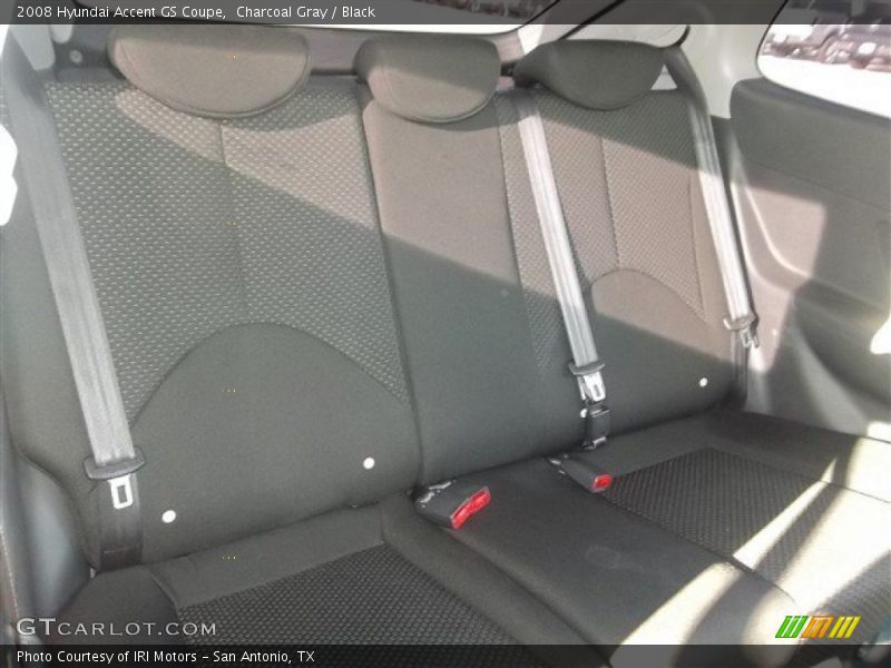 Charcoal Gray / Black 2008 Hyundai Accent GS Coupe