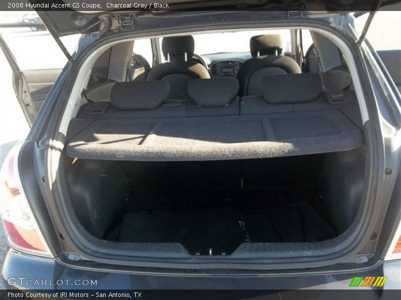 Charcoal Gray / Black 2008 Hyundai Accent GS Coupe