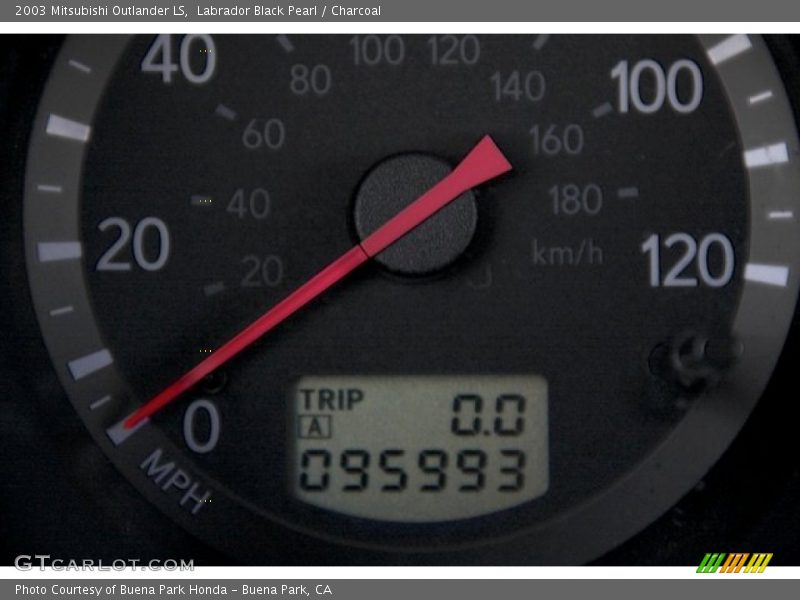 Labrador Black Pearl / Charcoal 2003 Mitsubishi Outlander LS