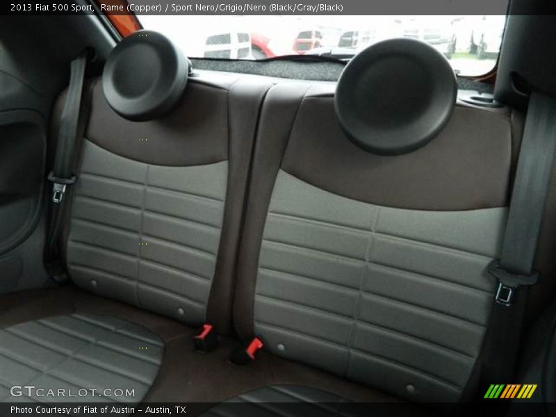 Rame (Copper) / Sport Nero/Grigio/Nero (Black/Gray/Black) 2013 Fiat 500 Sport