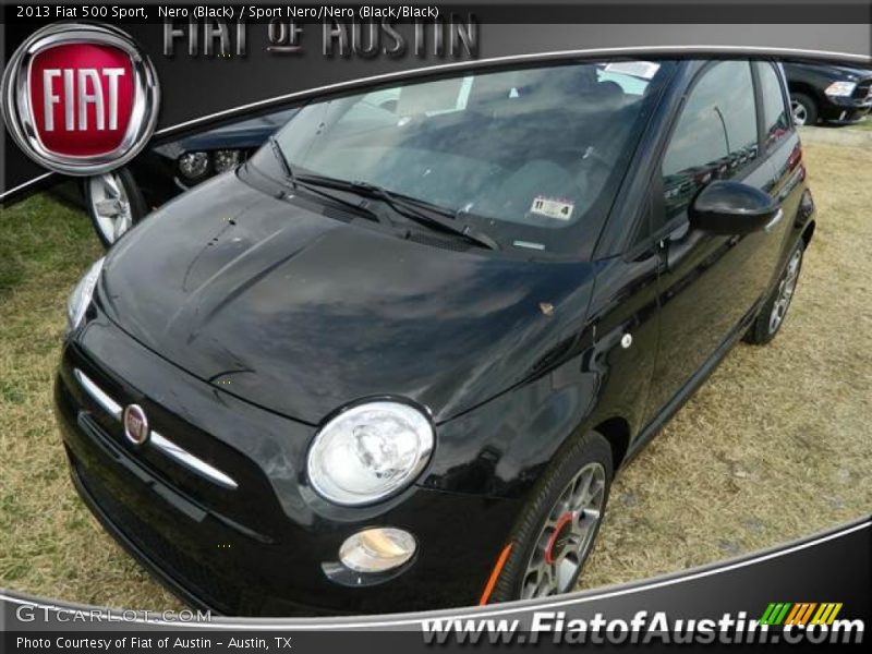 Nero (Black) / Sport Nero/Nero (Black/Black) 2013 Fiat 500 Sport