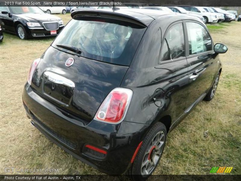 Nero (Black) / Sport Nero/Nero (Black/Black) 2013 Fiat 500 Sport