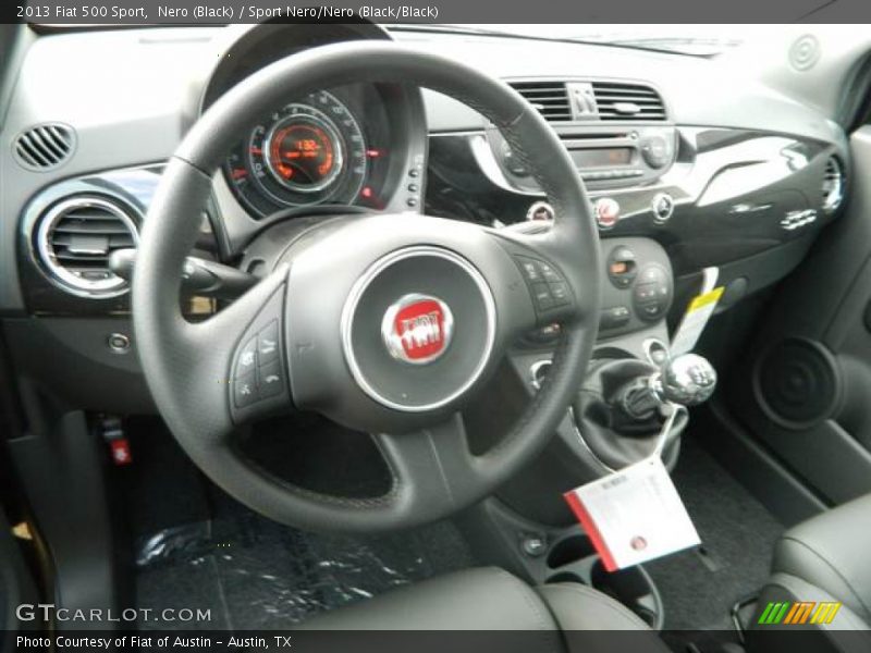 Nero (Black) / Sport Nero/Nero (Black/Black) 2013 Fiat 500 Sport