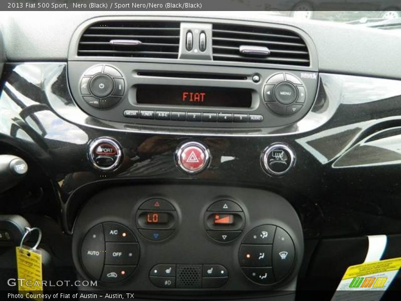 Nero (Black) / Sport Nero/Nero (Black/Black) 2013 Fiat 500 Sport