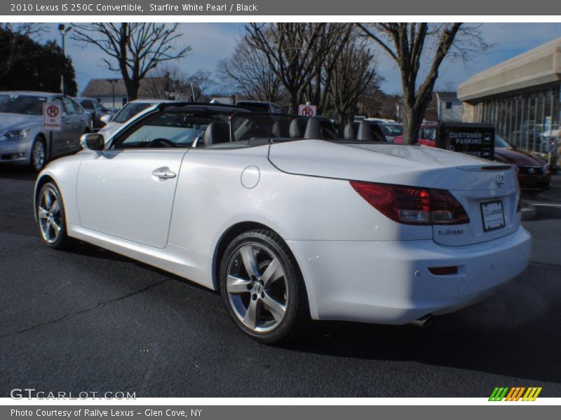 Starfire White Pearl / Black 2010 Lexus IS 250C Convertible