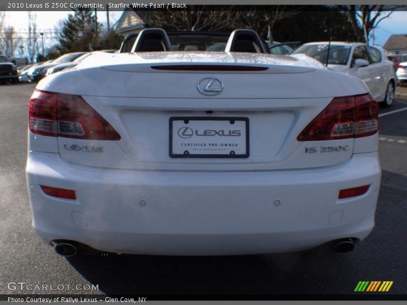 Starfire White Pearl / Black 2010 Lexus IS 250C Convertible