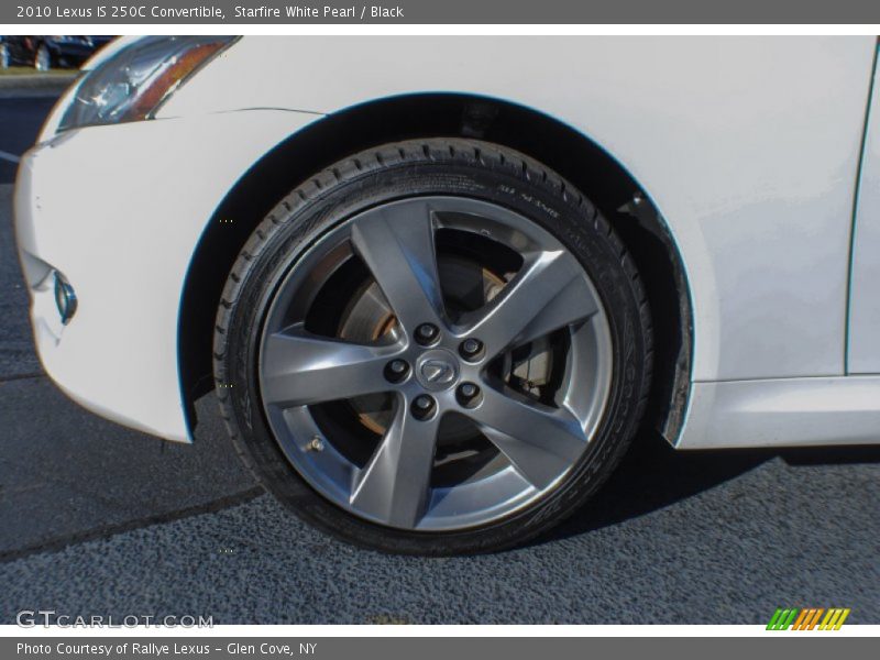 Starfire White Pearl / Black 2010 Lexus IS 250C Convertible