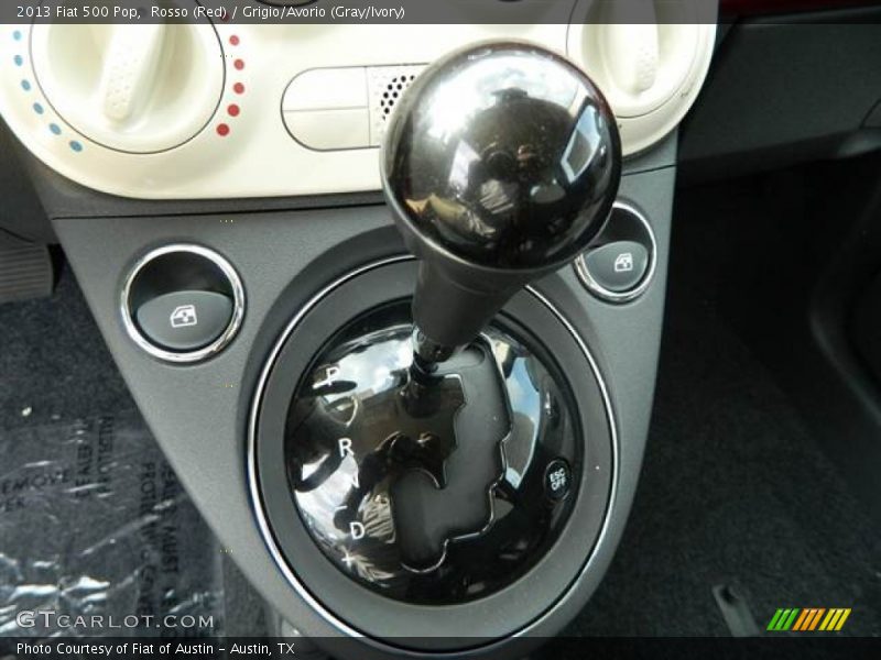 Rosso (Red) / Grigio/Avorio (Gray/Ivory) 2013 Fiat 500 Pop
