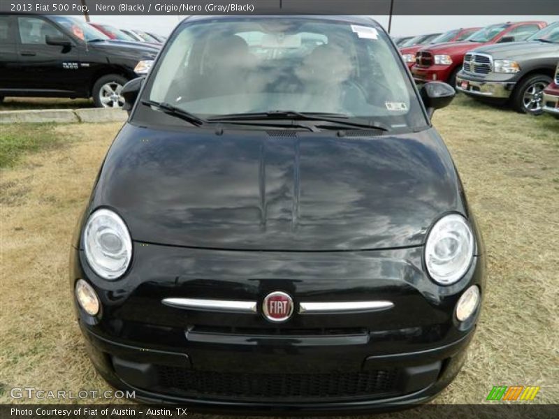 Nero (Black) / Grigio/Nero (Gray/Black) 2013 Fiat 500 Pop