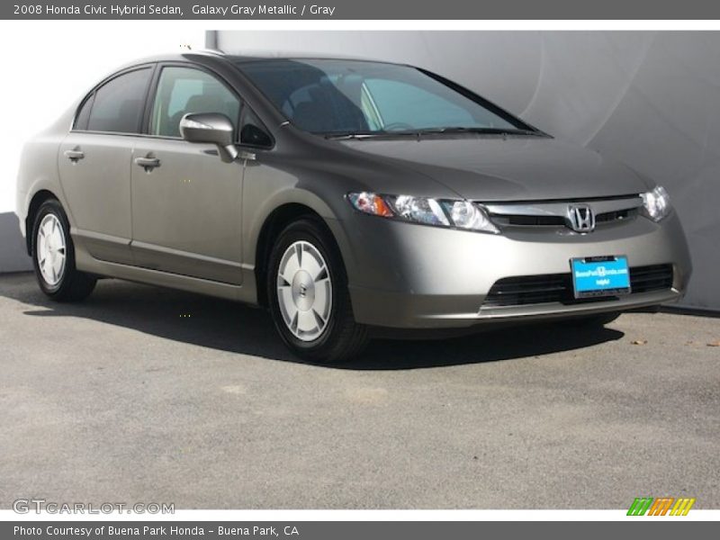 Galaxy Gray Metallic / Gray 2008 Honda Civic Hybrid Sedan