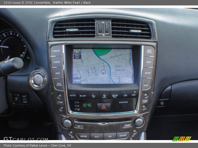 Starfire White Pearl / Black 2010 Lexus IS 250C Convertible