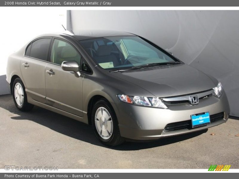 Galaxy Gray Metallic / Gray 2008 Honda Civic Hybrid Sedan
