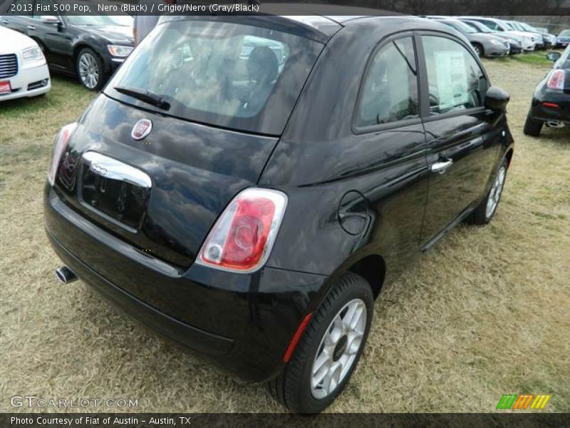Nero (Black) / Grigio/Nero (Gray/Black) 2013 Fiat 500 Pop