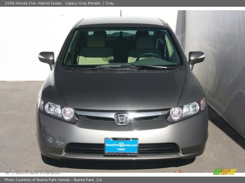 Galaxy Gray Metallic / Gray 2008 Honda Civic Hybrid Sedan