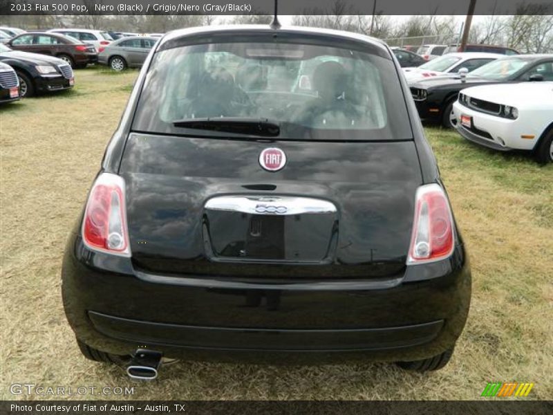 Nero (Black) / Grigio/Nero (Gray/Black) 2013 Fiat 500 Pop