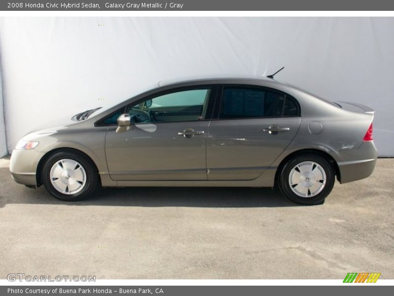 Galaxy Gray Metallic / Gray 2008 Honda Civic Hybrid Sedan