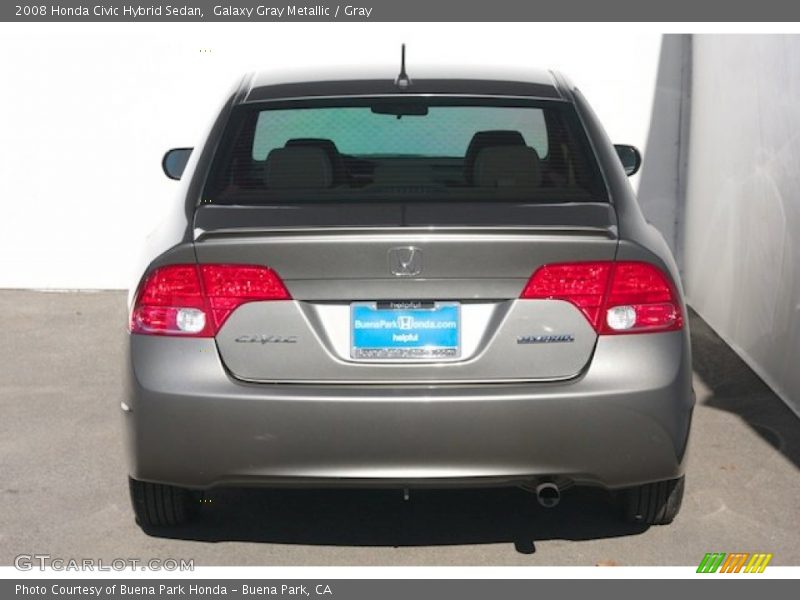 Galaxy Gray Metallic / Gray 2008 Honda Civic Hybrid Sedan