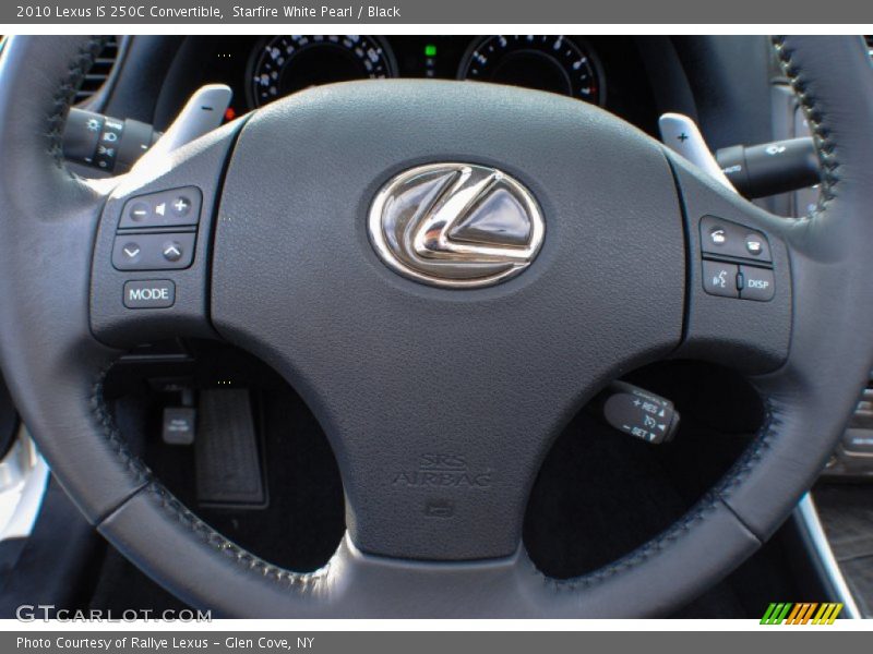 Starfire White Pearl / Black 2010 Lexus IS 250C Convertible