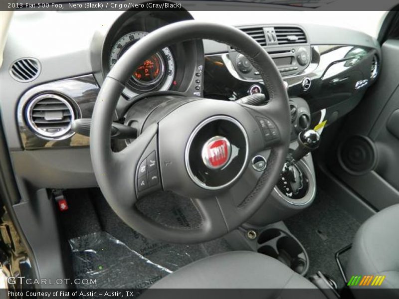Nero (Black) / Grigio/Nero (Gray/Black) 2013 Fiat 500 Pop