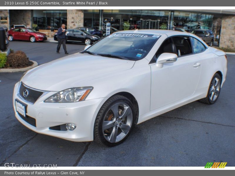 Starfire White Pearl / Black 2010 Lexus IS 250C Convertible