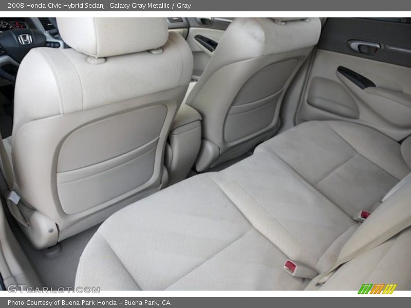 Galaxy Gray Metallic / Gray 2008 Honda Civic Hybrid Sedan