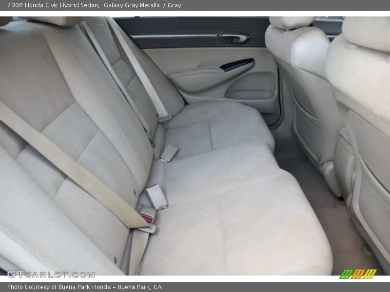 Galaxy Gray Metallic / Gray 2008 Honda Civic Hybrid Sedan