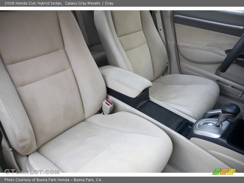 Galaxy Gray Metallic / Gray 2008 Honda Civic Hybrid Sedan