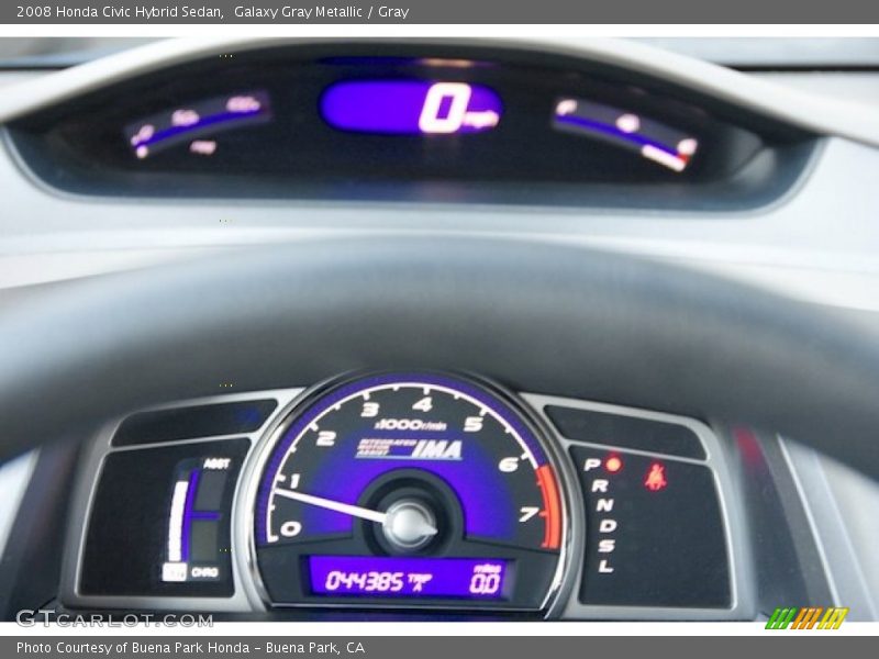 Galaxy Gray Metallic / Gray 2008 Honda Civic Hybrid Sedan