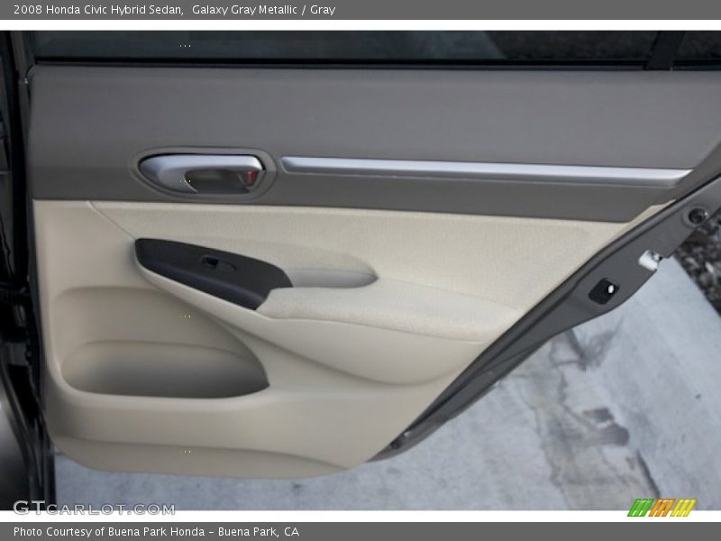 Galaxy Gray Metallic / Gray 2008 Honda Civic Hybrid Sedan