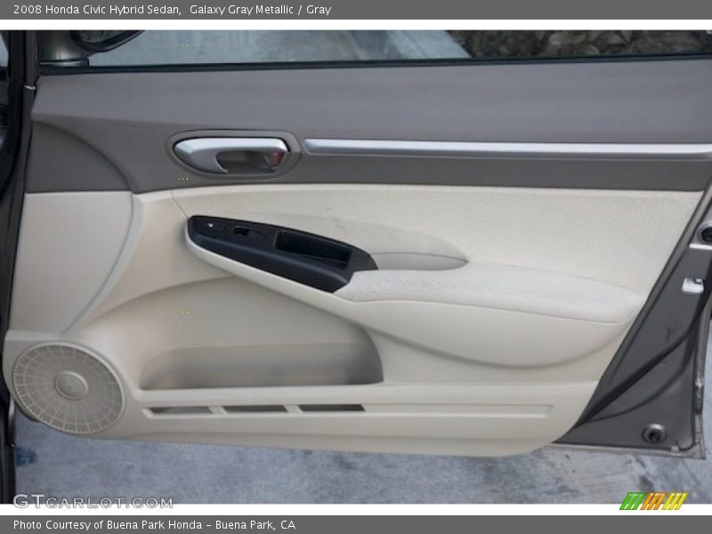Galaxy Gray Metallic / Gray 2008 Honda Civic Hybrid Sedan