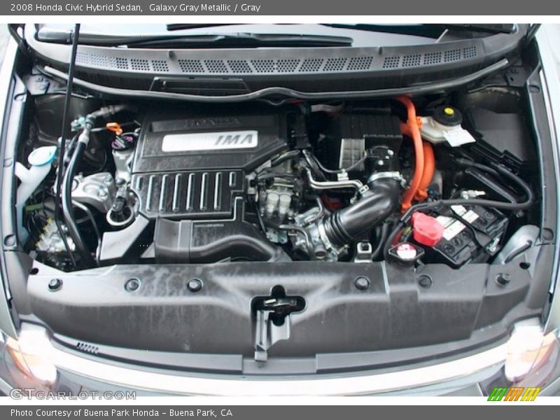 Galaxy Gray Metallic / Gray 2008 Honda Civic Hybrid Sedan