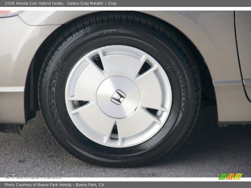 Galaxy Gray Metallic / Gray 2008 Honda Civic Hybrid Sedan
