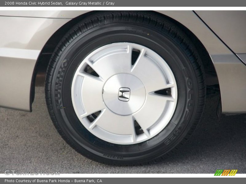 Galaxy Gray Metallic / Gray 2008 Honda Civic Hybrid Sedan
