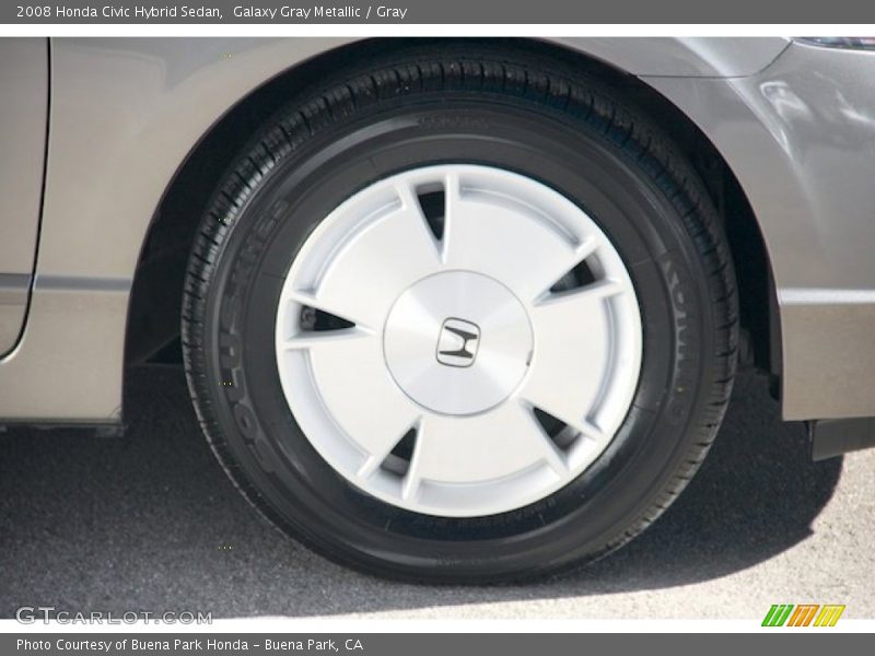 Galaxy Gray Metallic / Gray 2008 Honda Civic Hybrid Sedan
