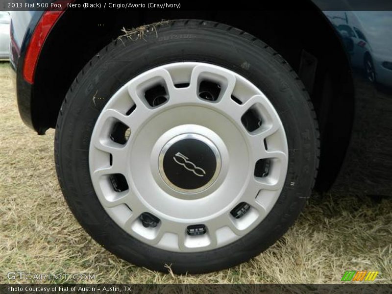 Nero (Black) / Grigio/Avorio (Gray/Ivory) 2013 Fiat 500 Pop