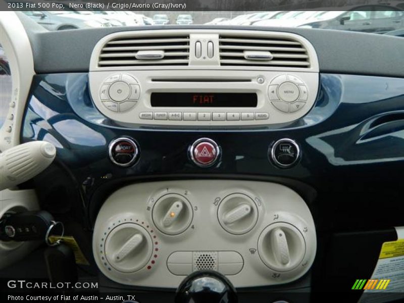 Nero (Black) / Grigio/Avorio (Gray/Ivory) 2013 Fiat 500 Pop
