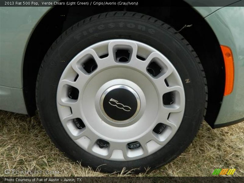 Verde Chiaro (Light Green) / Grigio/Avorio (Gray/Ivory) 2013 Fiat 500 Pop