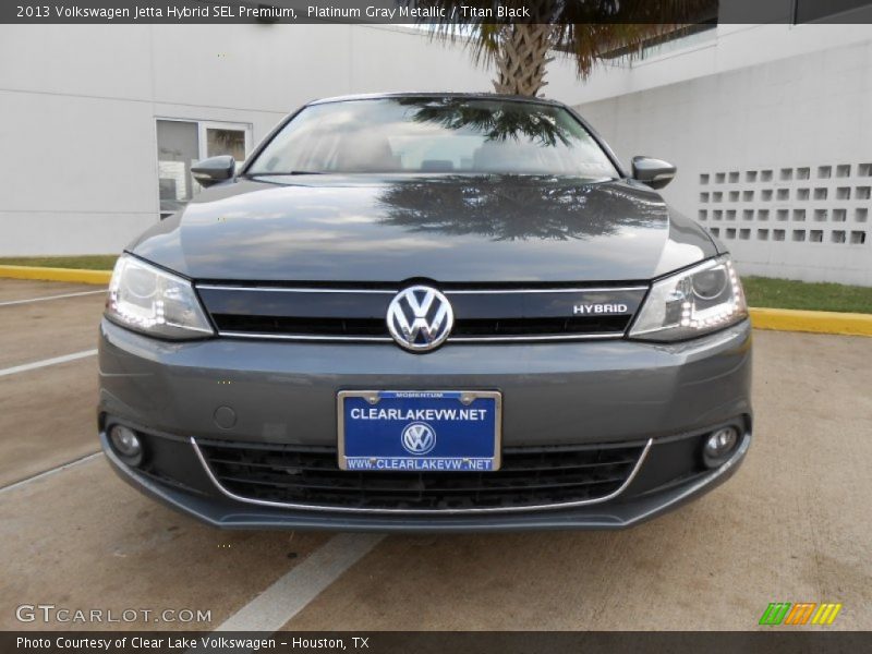 Platinum Gray Metallic / Titan Black 2013 Volkswagen Jetta Hybrid SEL Premium
