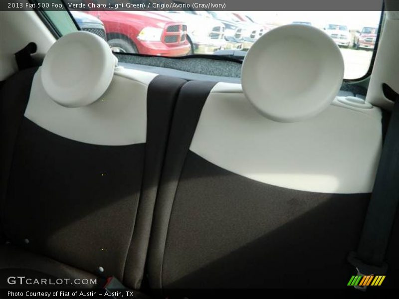 Verde Chiaro (Light Green) / Grigio/Avorio (Gray/Ivory) 2013 Fiat 500 Pop