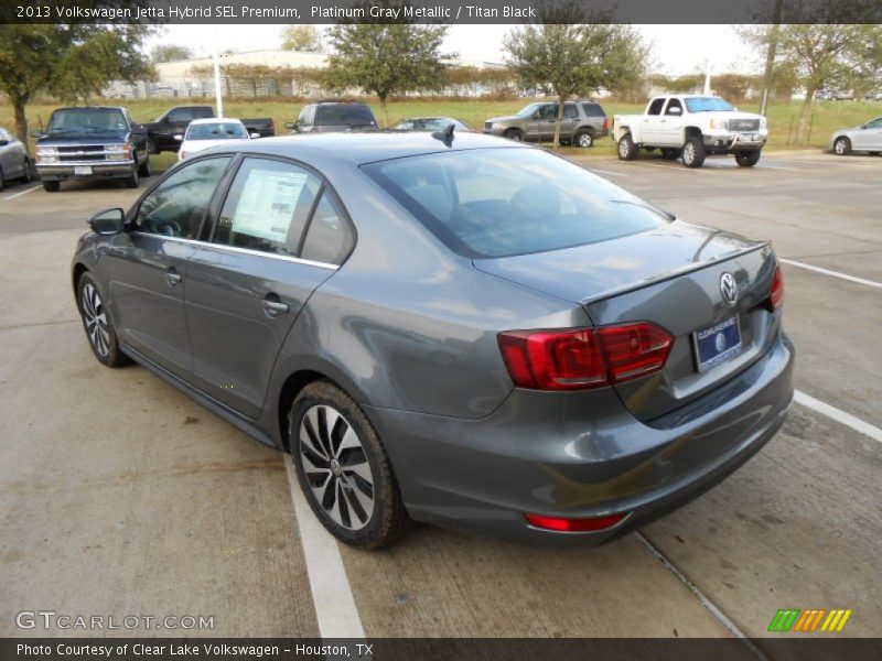 Platinum Gray Metallic / Titan Black 2013 Volkswagen Jetta Hybrid SEL Premium