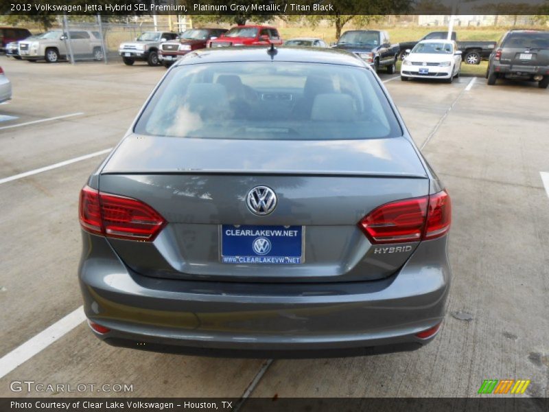 Platinum Gray Metallic / Titan Black 2013 Volkswagen Jetta Hybrid SEL Premium