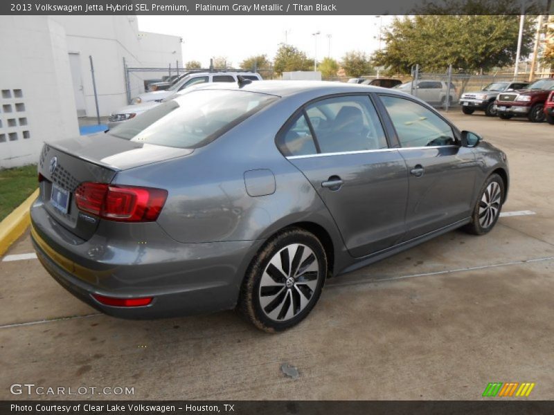 Platinum Gray Metallic / Titan Black 2013 Volkswagen Jetta Hybrid SEL Premium